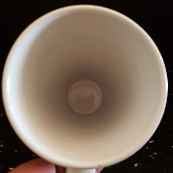 Rum Chata Horchata Con Ron Ceramic Coffee Mug Cup 6" Tall White Gold logo 14oz - Picture 7 of 9